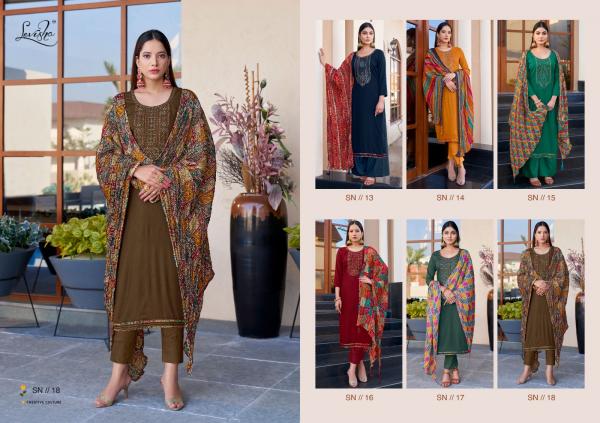Levisha Nivisha Rayon Designer Dress Material Collection